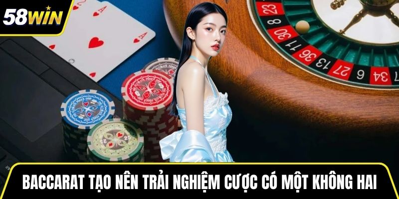 Baccarat tạo nên trải nghiệm cược có một không hai