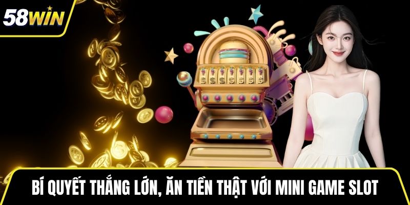 Bí quyết thắng lớn, ăn tiền thật với mini game Slot
