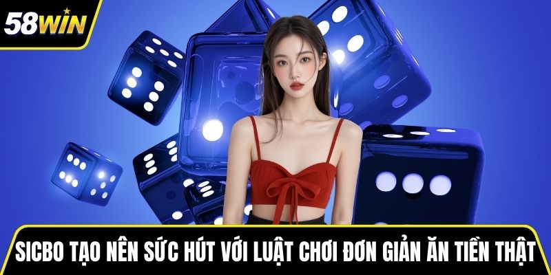 Sicbo tạo nên sức hút với luật chơi đơn giản ăn tiền thật